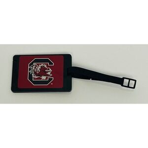South Carolina Gamecocks Luggage Tag Garnet Black NCAA Bag ID 754603780073 NEW